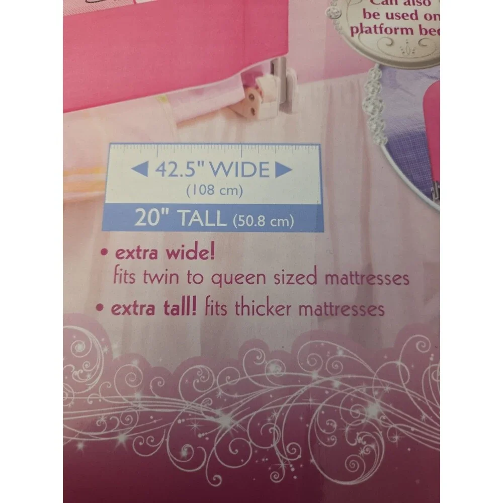 Sure & Secure Disney Princess Bedrail Featuring Cinderella & Others
